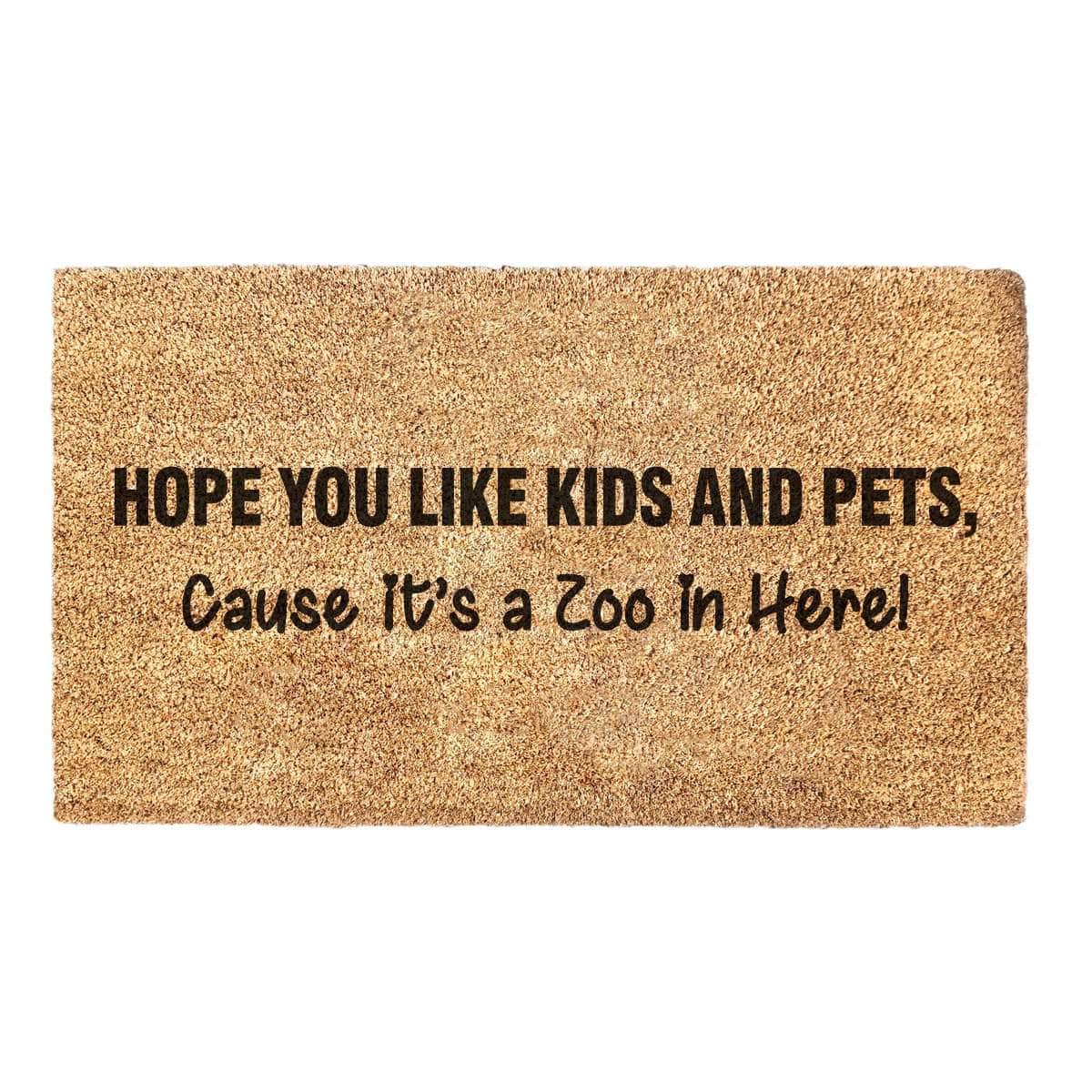 It's A Zoo In Here! - Doormat