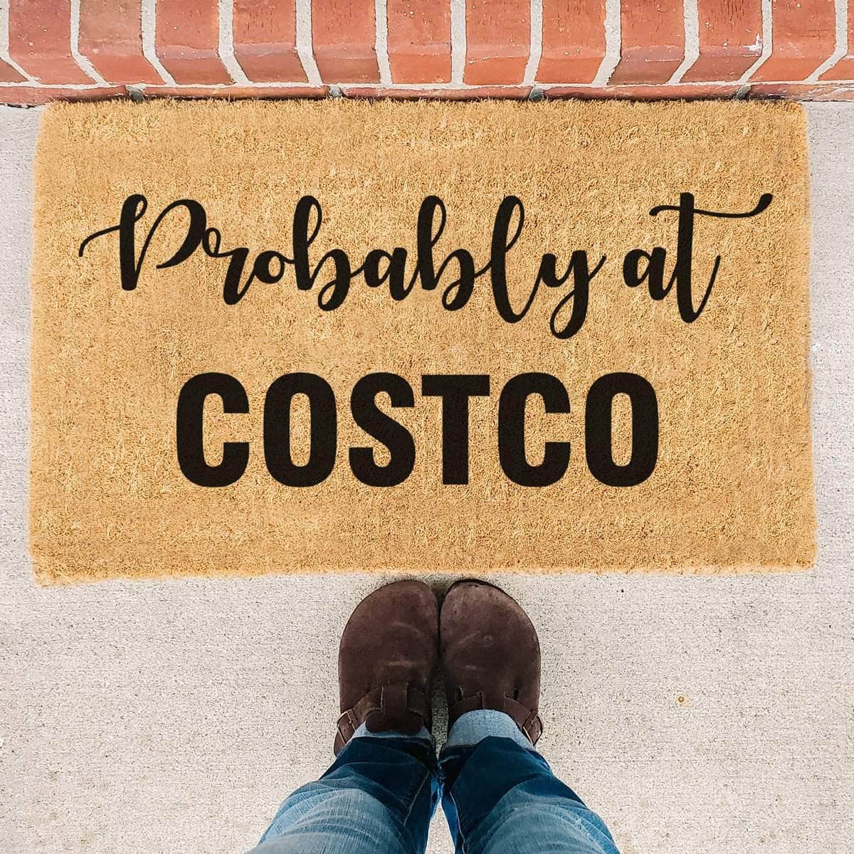 Probably at Costco - Doormat