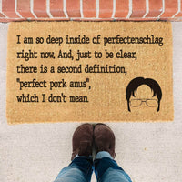 Thumbnail for Dwight Schrute Quote - Doormat