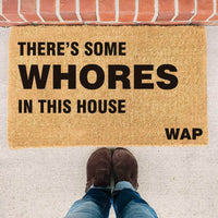 Thumbnail for There's Some Whores In This House Doormat - Cardi B Doormat