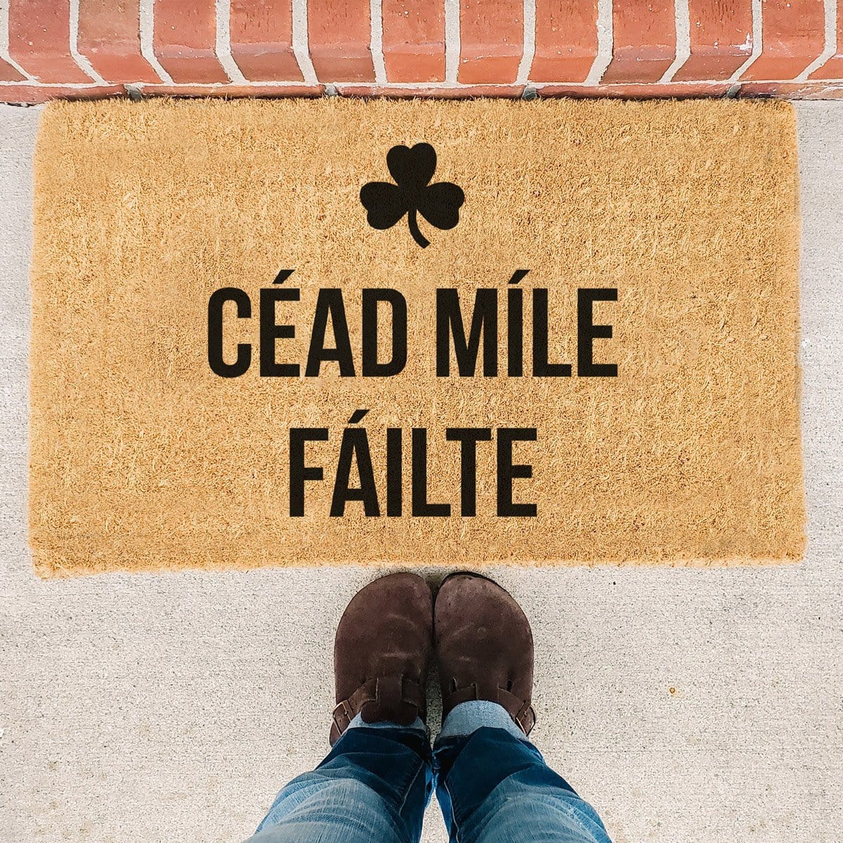 Céad Míle Fáilte - Irish Welcome Doormat