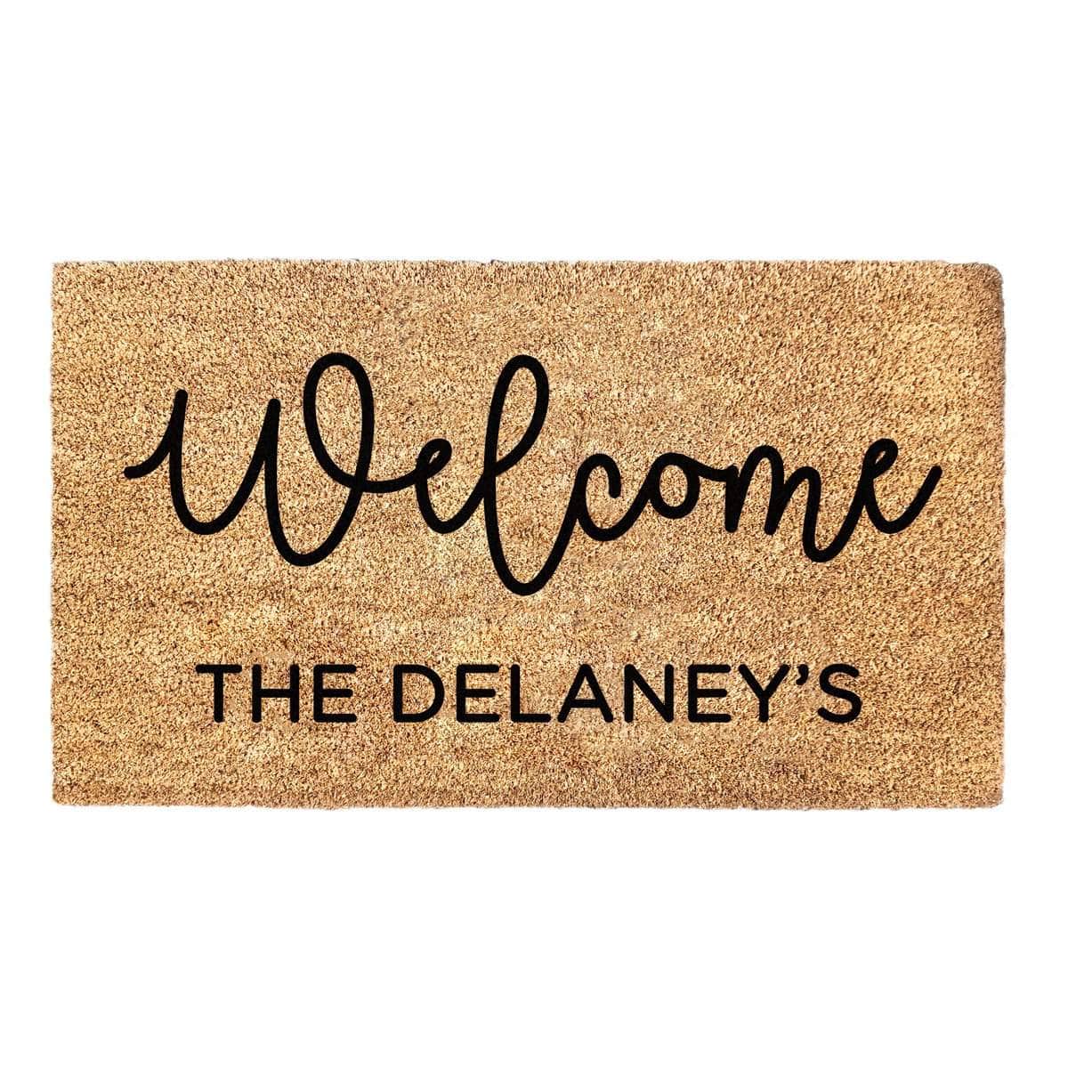 Welcome Family Name - Doormat
