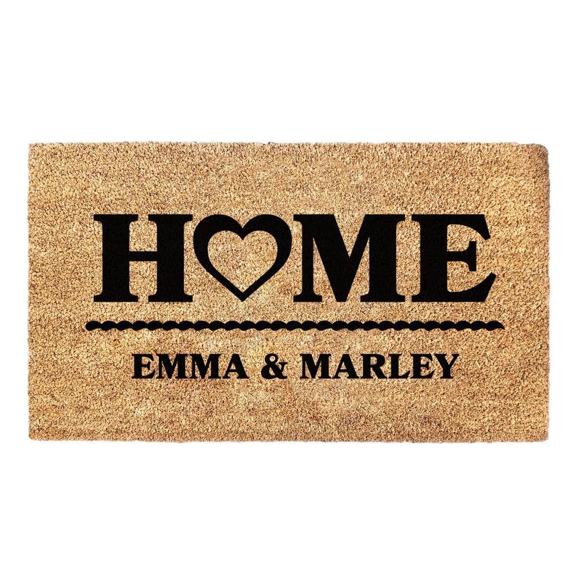 Personalised Home Heart - Doormat