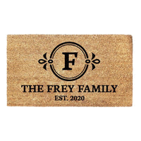 Thumbnail for Family Name Est Date - Personalised Doormat