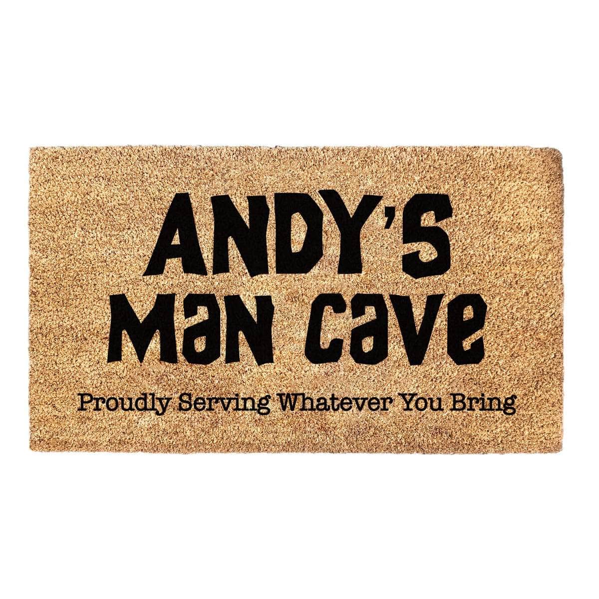 Personalized Man Cave Doormat