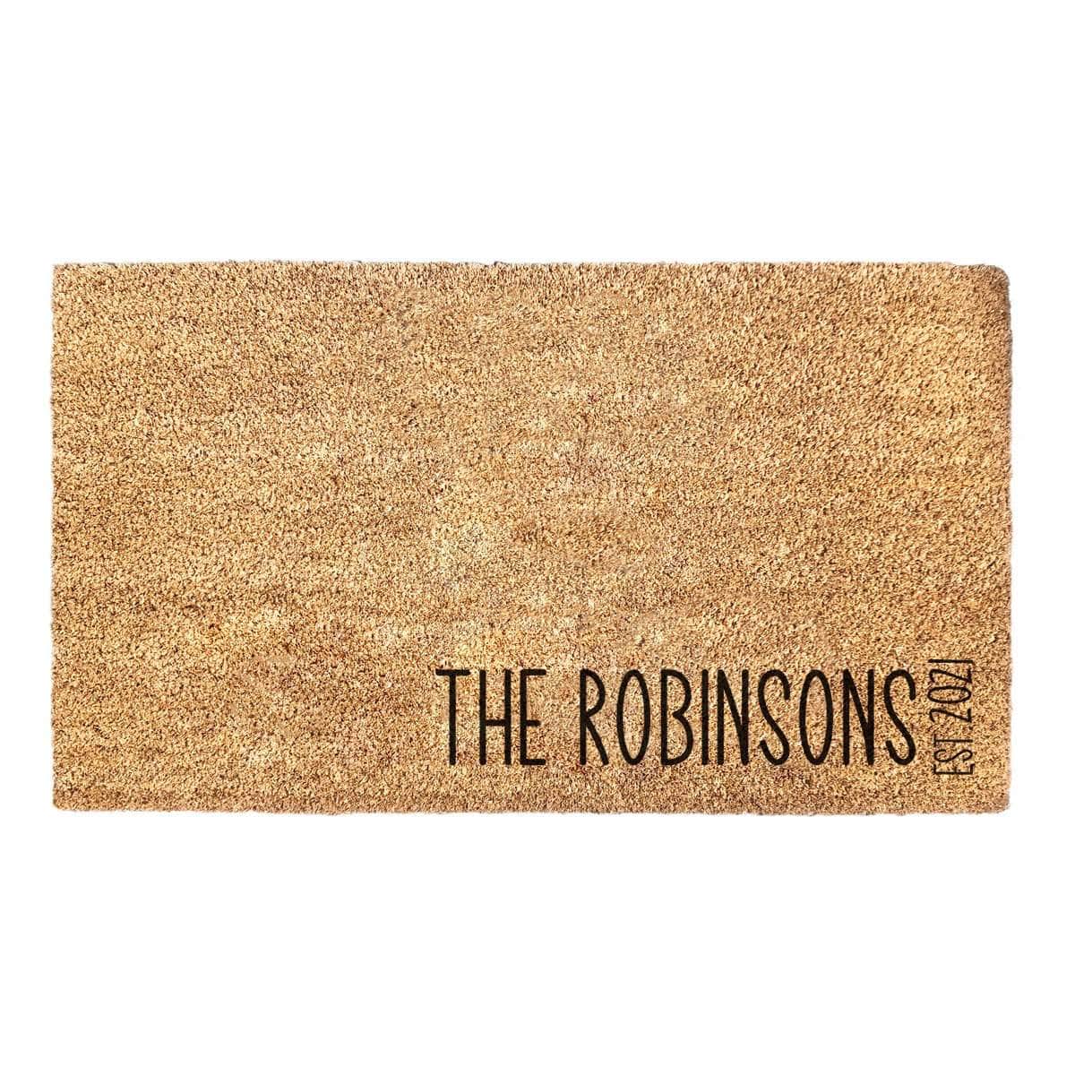 Customizable Family Name Doormat