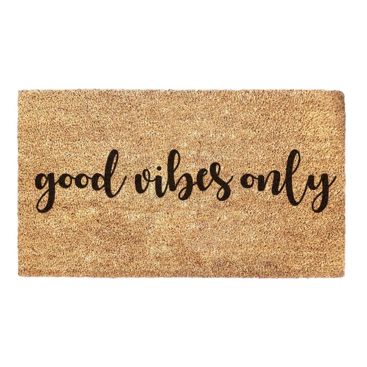 Good Vibes Only Quote - Doormat