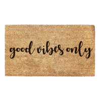 Thumbnail for Good Vibes Only Quote - Doormat