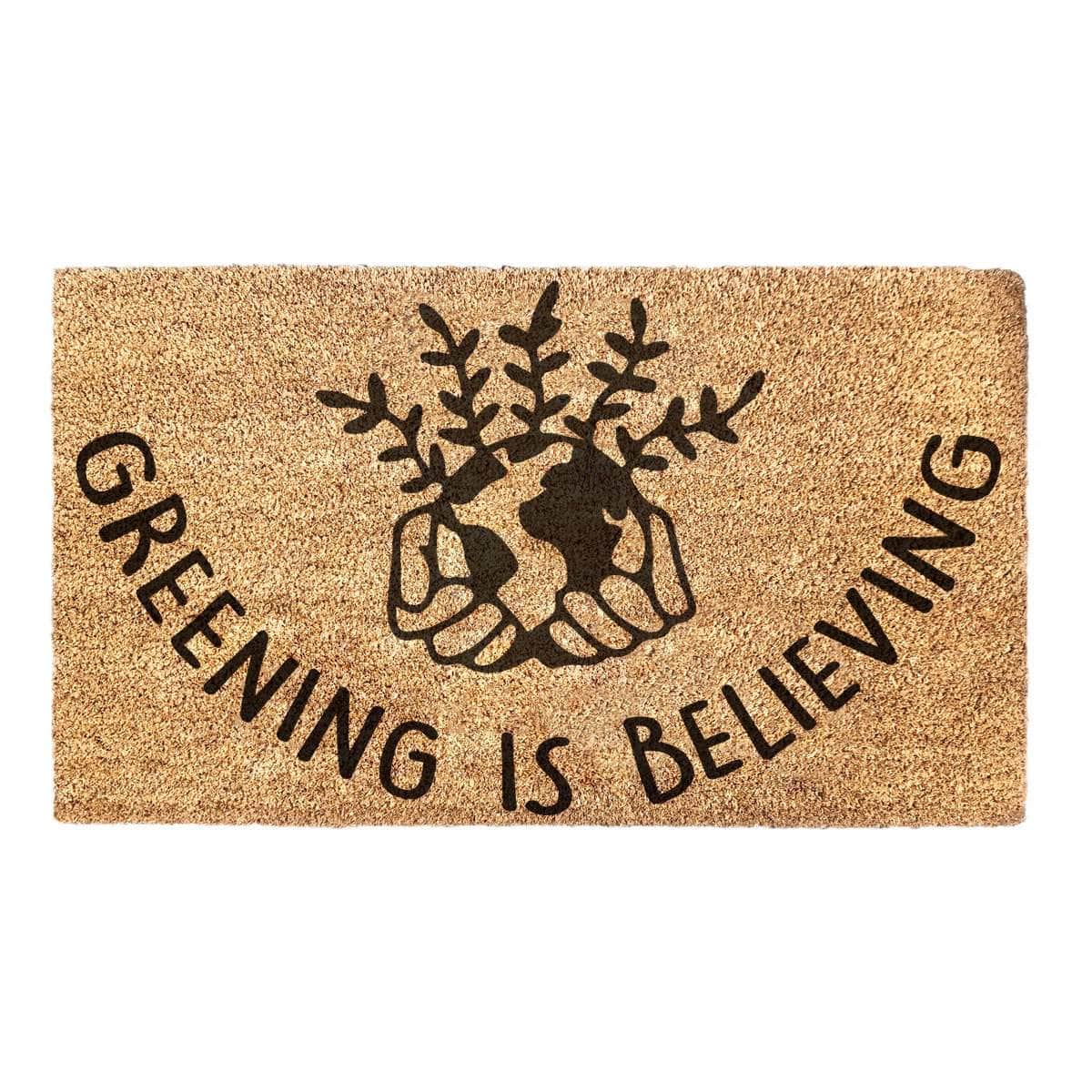 Greening Is Believing - Doormat