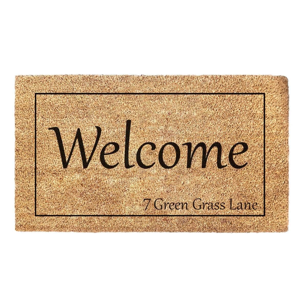Welcome Street Name - Custom Doormat