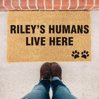 Thumbnail for My Humans Live Here - Doormat