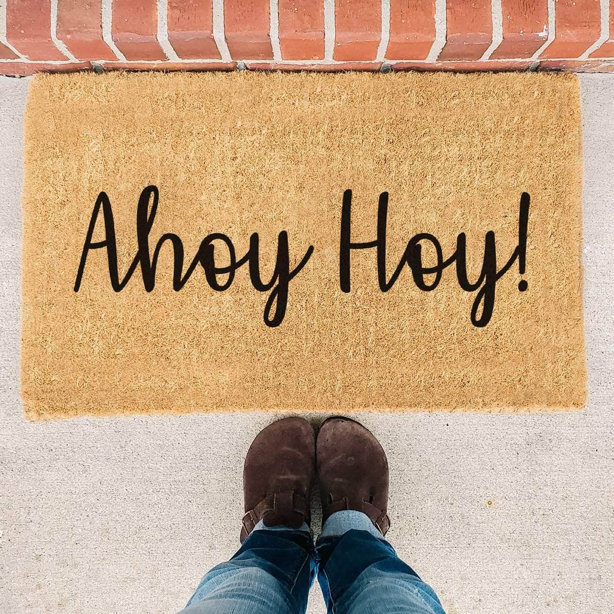Ahoy Hoy! - Doormat