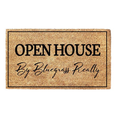 Custom Open House - Realtor Doormat