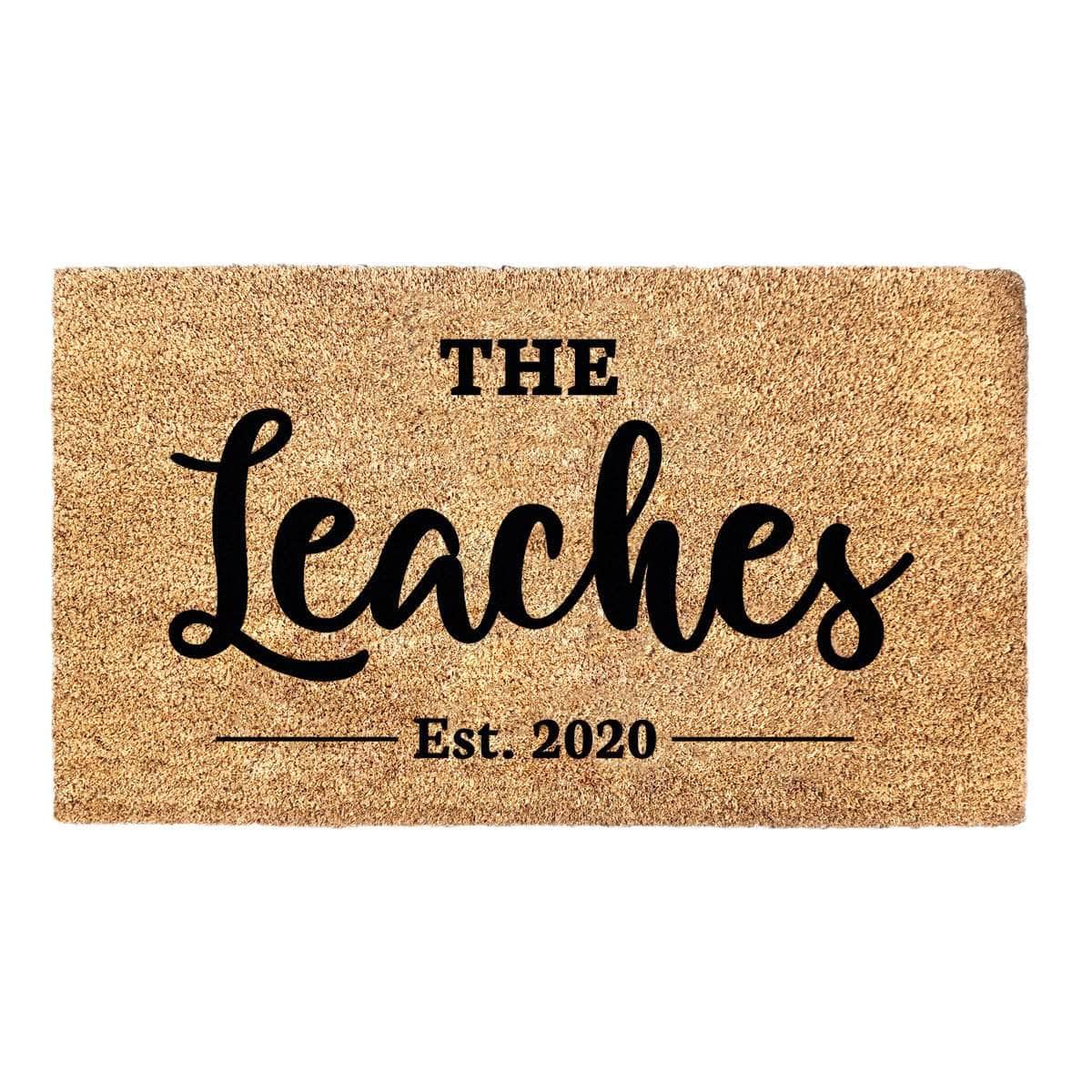 Personalized Last Name - Welcome Doormat