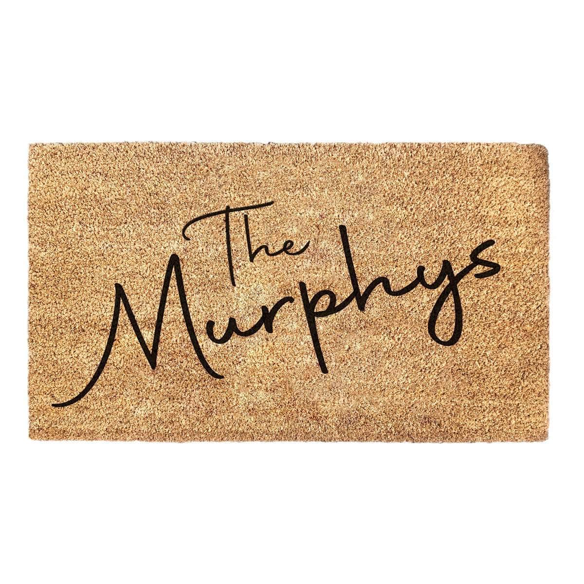 Personalized Doormat With Family Name