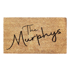 Personalized Doormat With Family Name