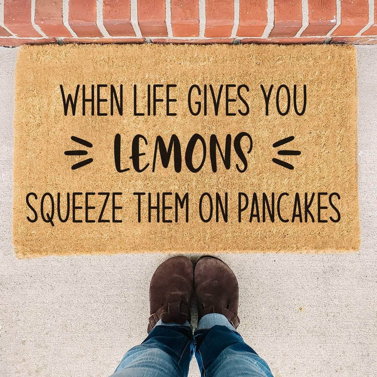 When Life Gives You Lemons - Doormat