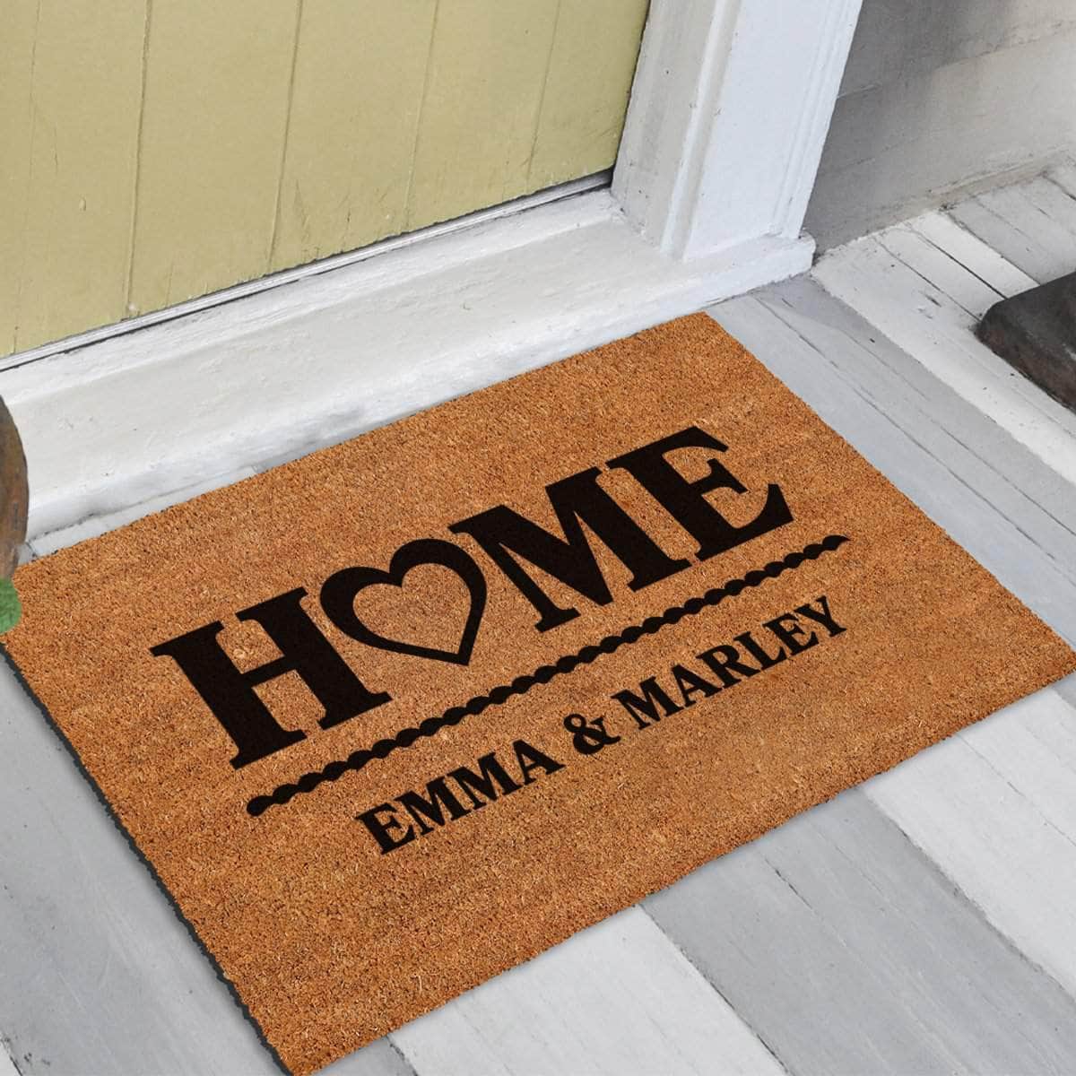 Personalised Home Heart - Doormat