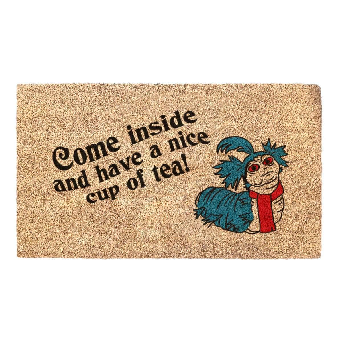 Labyrinth Film Worm Cup of Tea Quote Doormat - Fandom Funny Gift