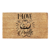 Thumbnail for I Love My Poodle - Doormat
