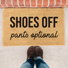Shoes Off Pants Optional - Doormat
