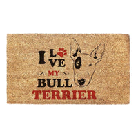Thumbnail for I Love My Bull Terrier - Doormat