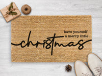 Thumbnail for Have Yourself A Merry Little Christmas - Christmas Door Mat - New Home Gift