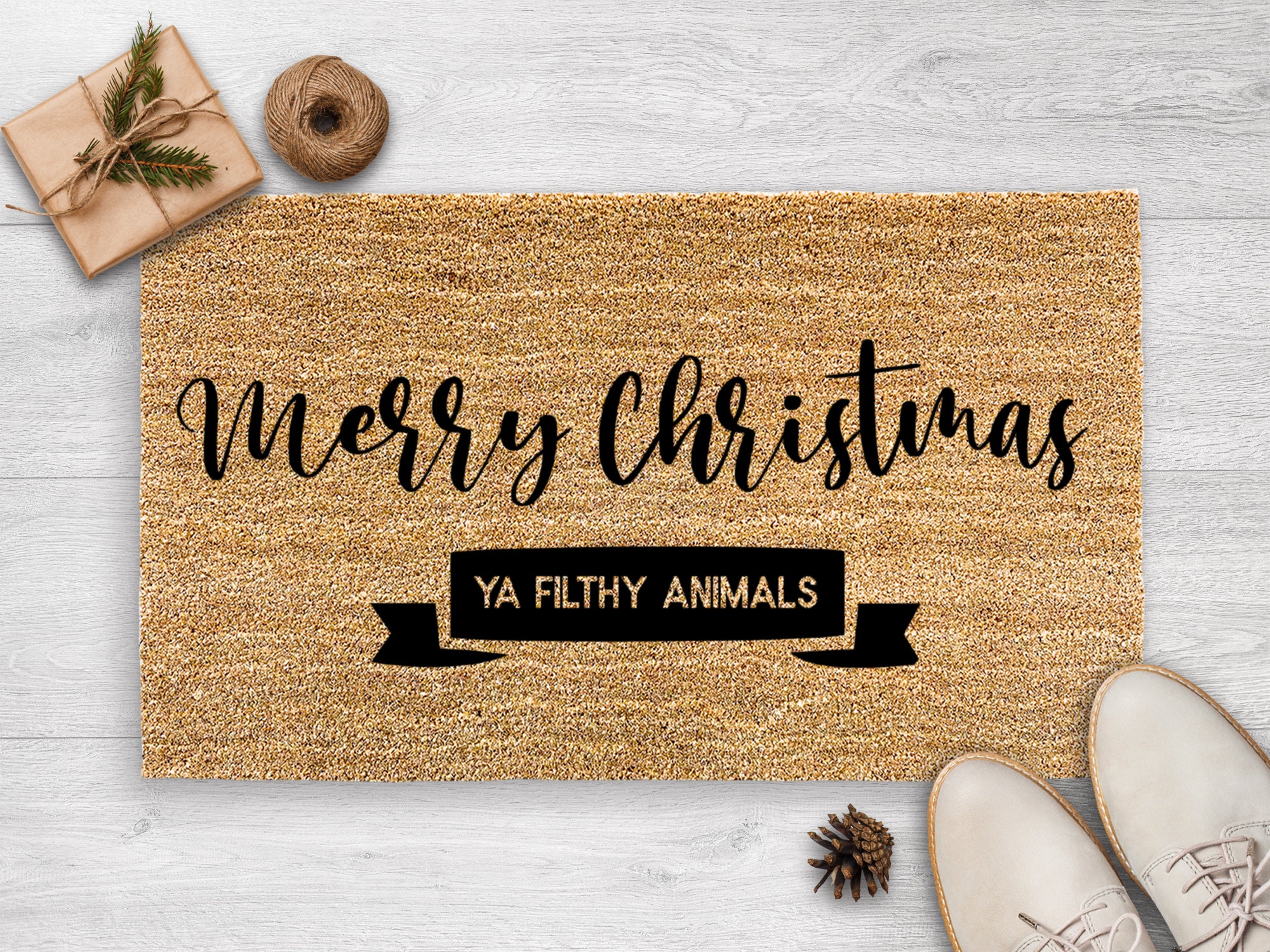 Merry Christmas Ya Filthy Animals 2 - Christmas Doormat