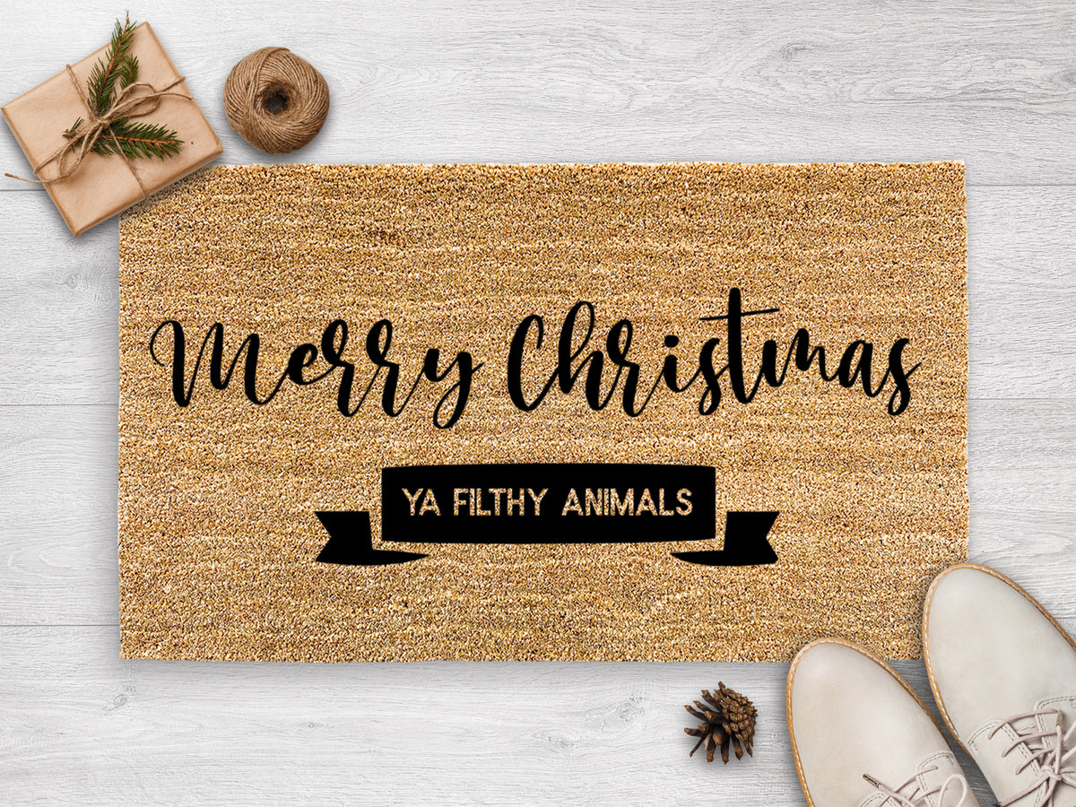 Merry Christmas Ya Filthy Animals 2 - Christmas Doormat