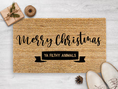 Merry Christmas Ya Filthy Animals 2 - Christmas Doormat