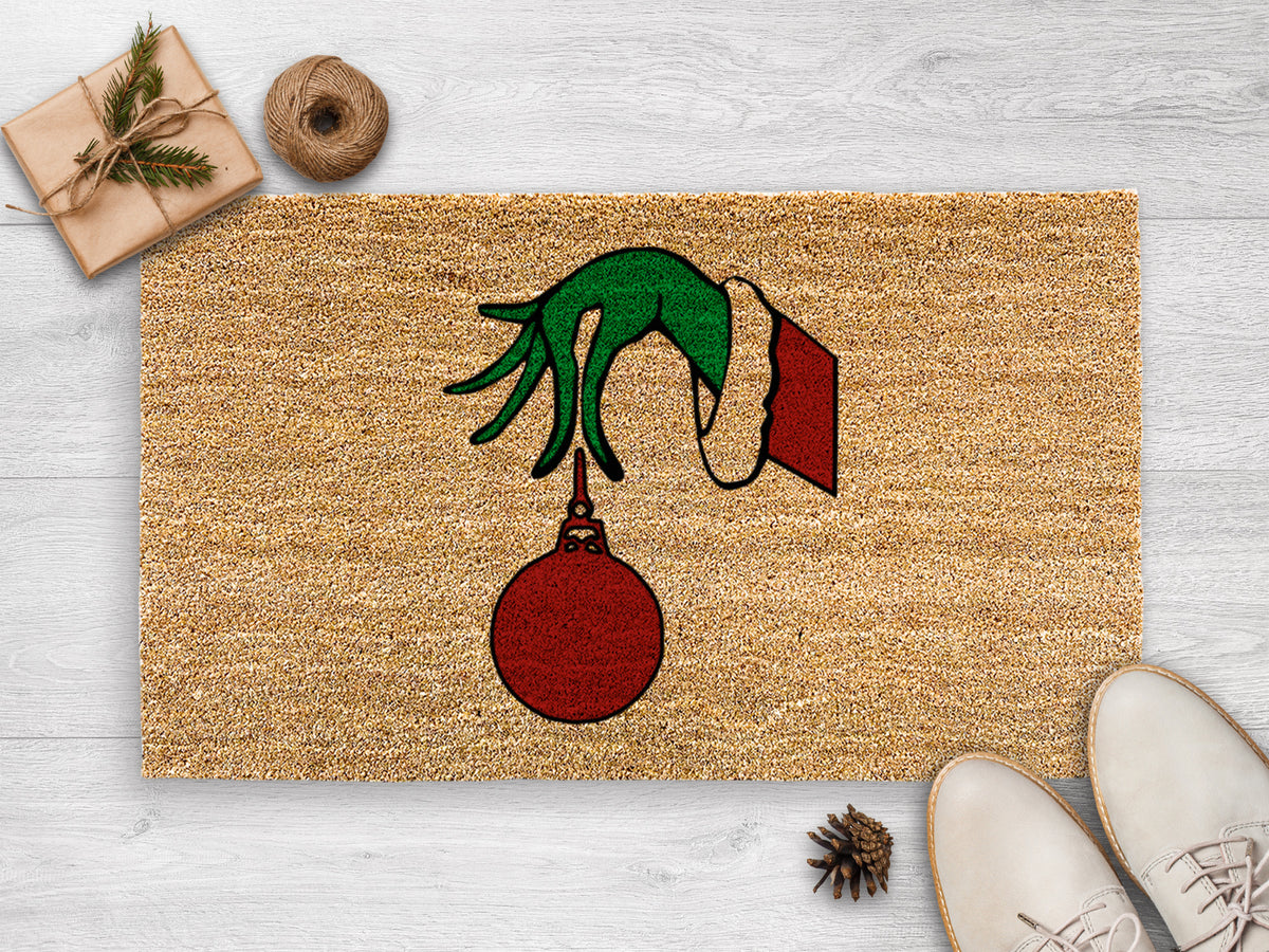 The Grinch - Festive Ball Ball - Christmas Doormat