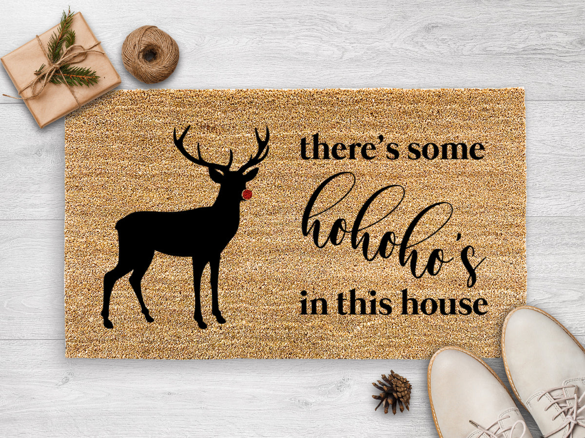 There's Some Ho Ho Ho's in This House - Cardi B Christmas Doormat