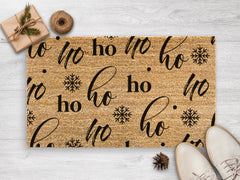 Ho Ho Ho Christmas Rug - Christmas Welcome Mat