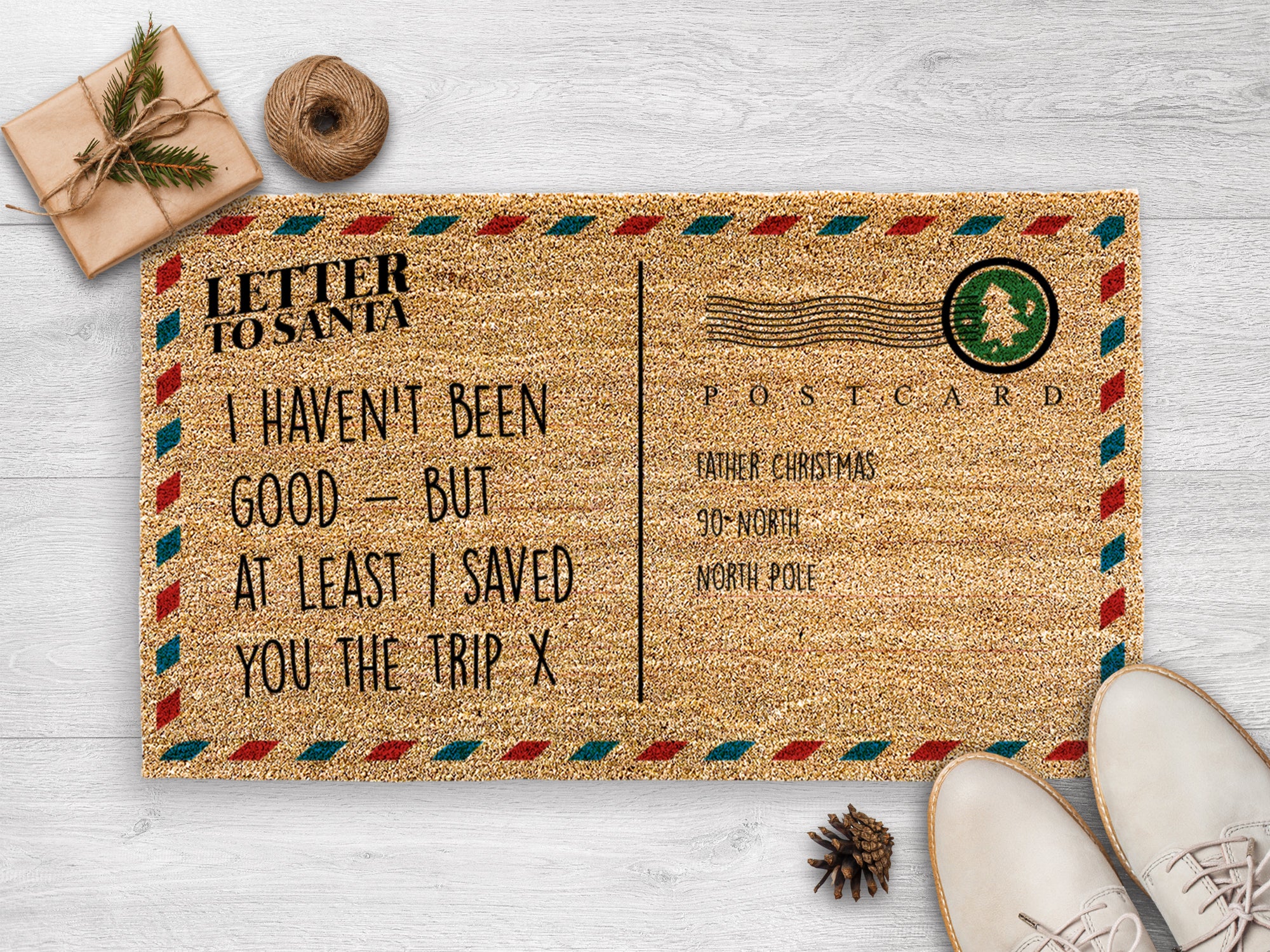 Letter To Santa - Christmas Doormat