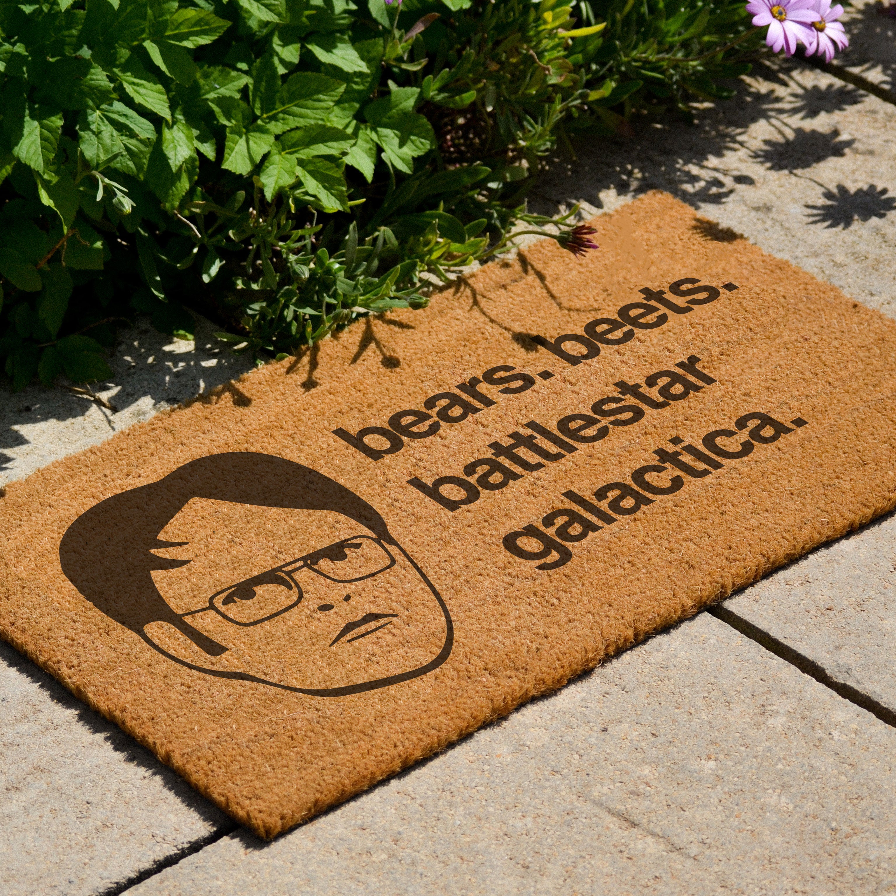 Bears Beets Battlestar Galactica Dwight - Doormat