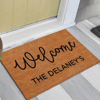 Thumbnail for Welcome Family Name - Doormat