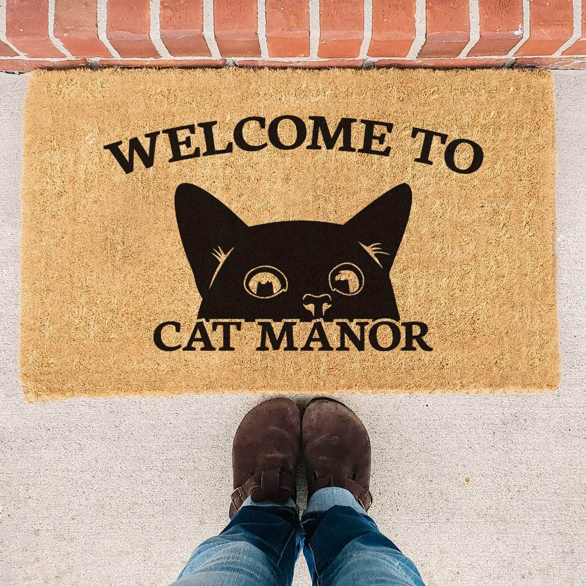 Welcome to Cat Manor - Doormat