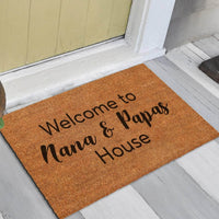 Thumbnail for Welcome To Nana & Papas House Doormat