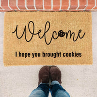 Thumbnail for Welcome I Hope You Brought Cookies - Doormat
