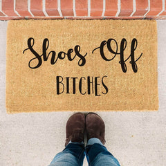 Shoes Off Bitches - Doormat