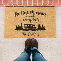 Thumbnail for Custom Camping Doormat - Personalized Campsite Doormat