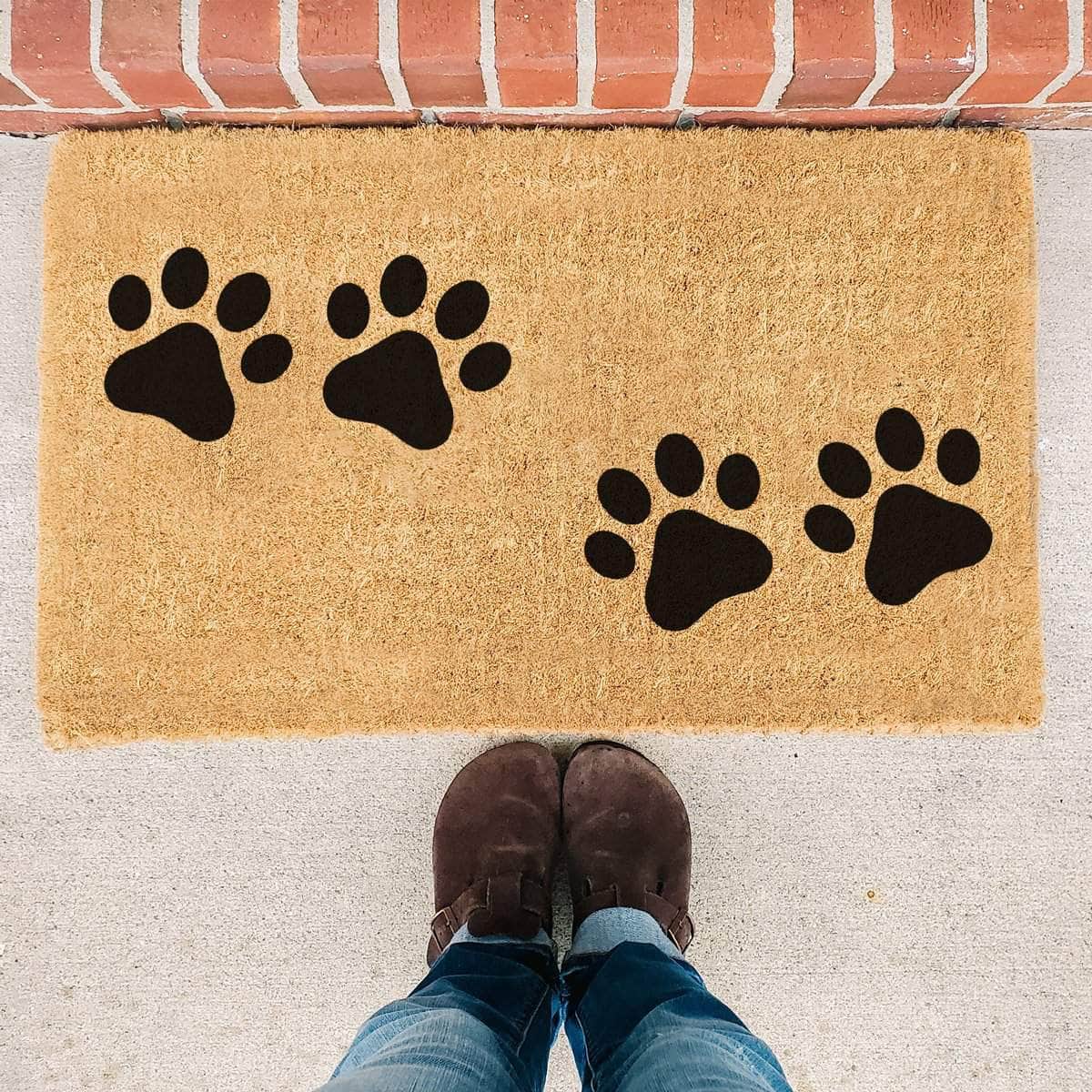 Pet Paw Print - Doormat