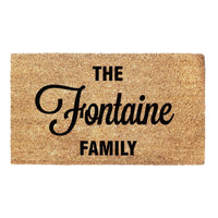 Thumbnail for Personalized Fancy Family Name - Custom Doormat