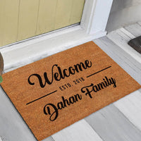 Thumbnail for Customized Family Name Doormat