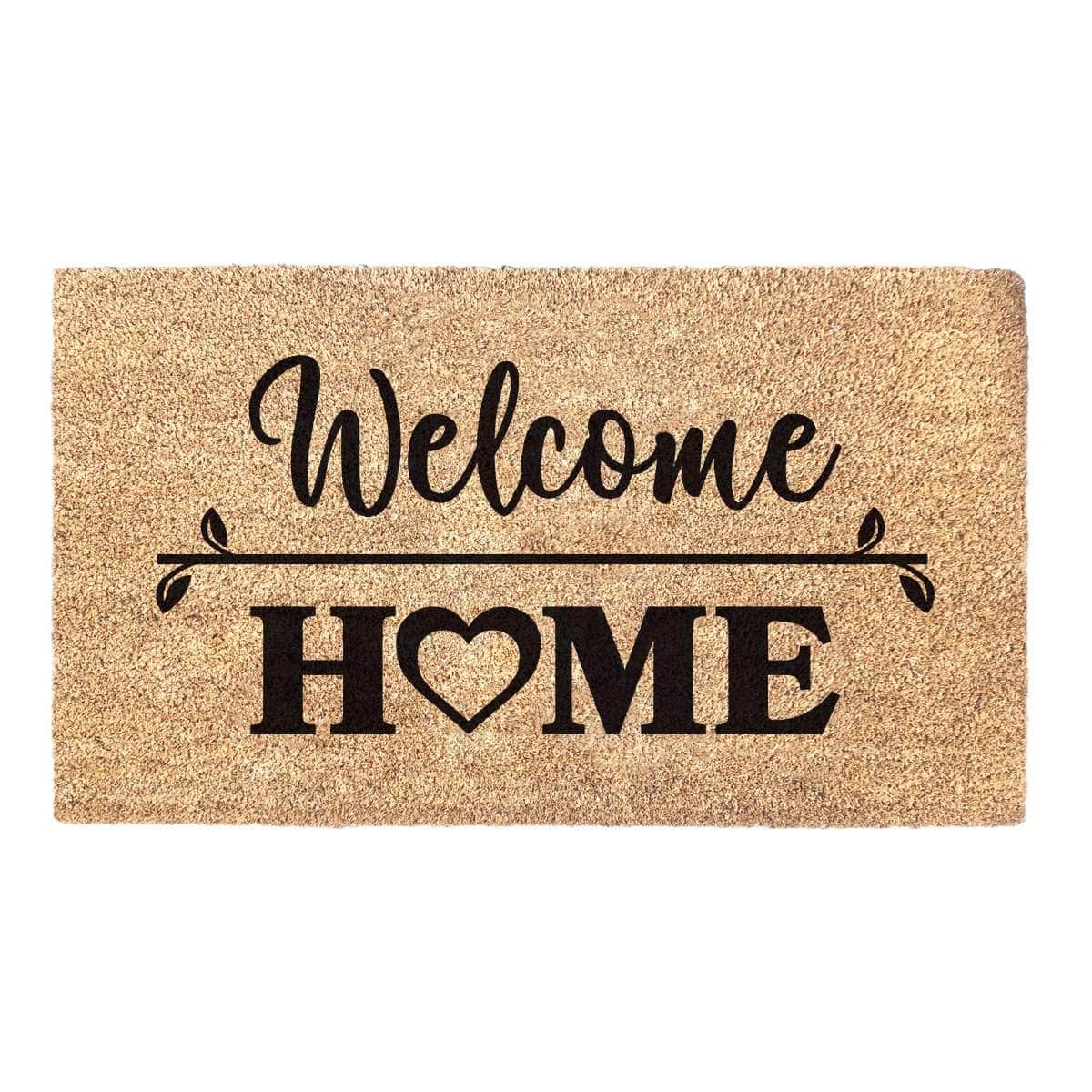 Welcome Home Coir Doormat - Anniversary Doormat