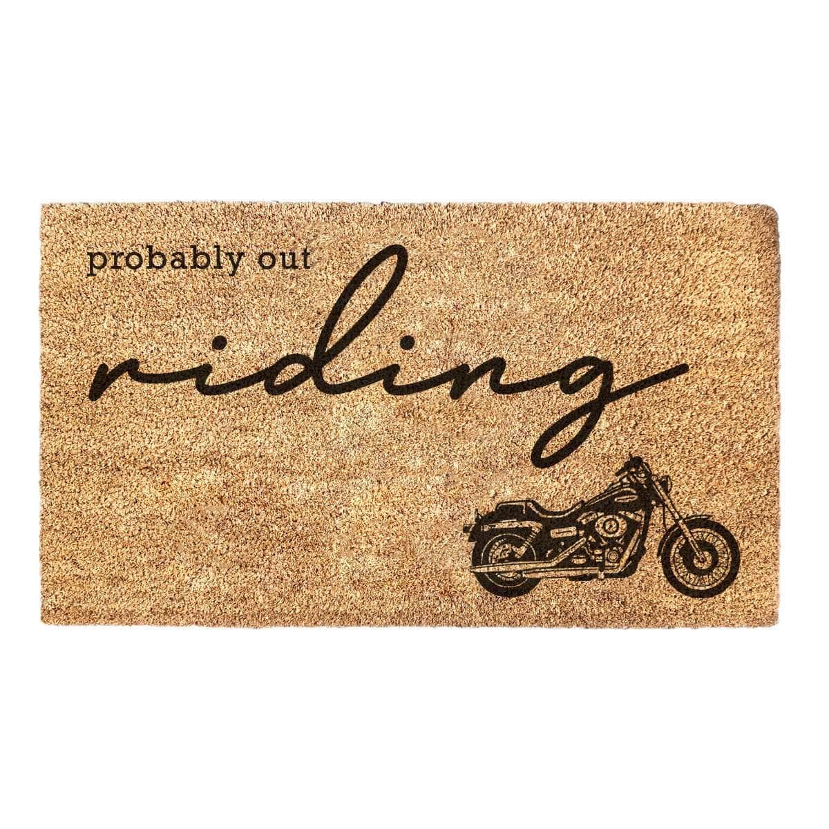 Probably Out Riding - Doormat
