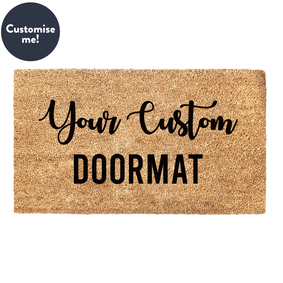 Customizable Doormat