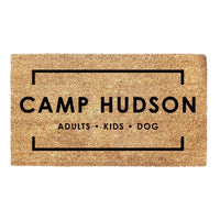 Thumbnail for Personalised Family Name Camp - Doormat