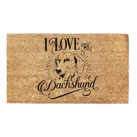 Thumbnail for I Love My Dachshund - Doormat