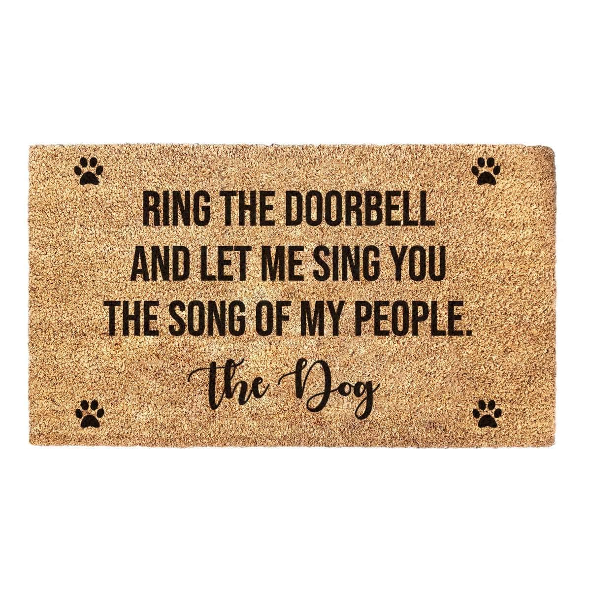 Funny Dog Quote - Doormat